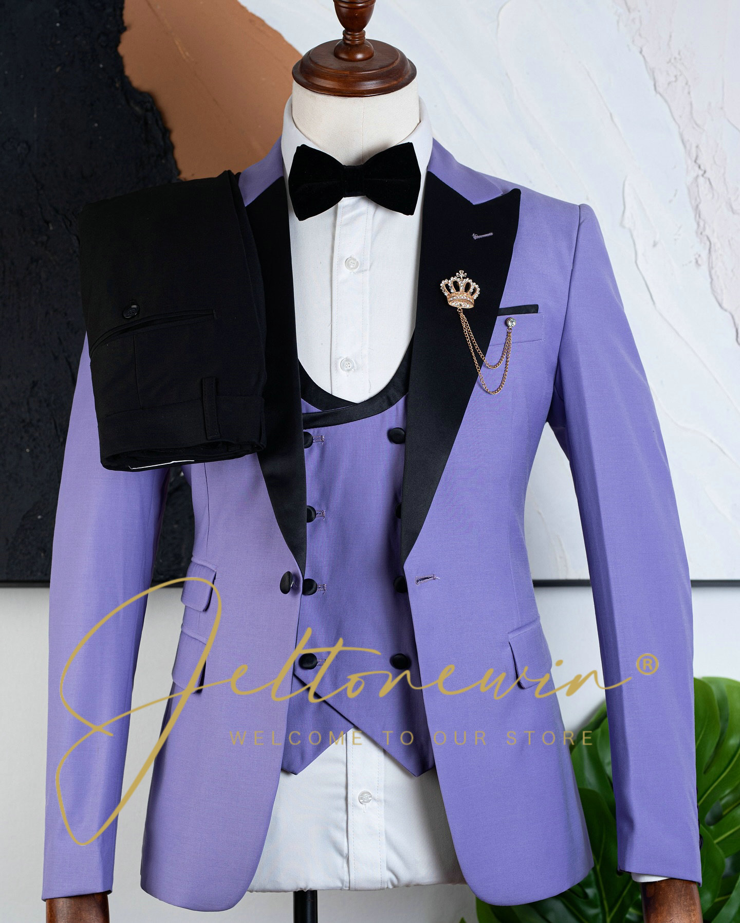 Men'S Formal Evening Wear - طقم بدلة سهرة مكون من ثلاث