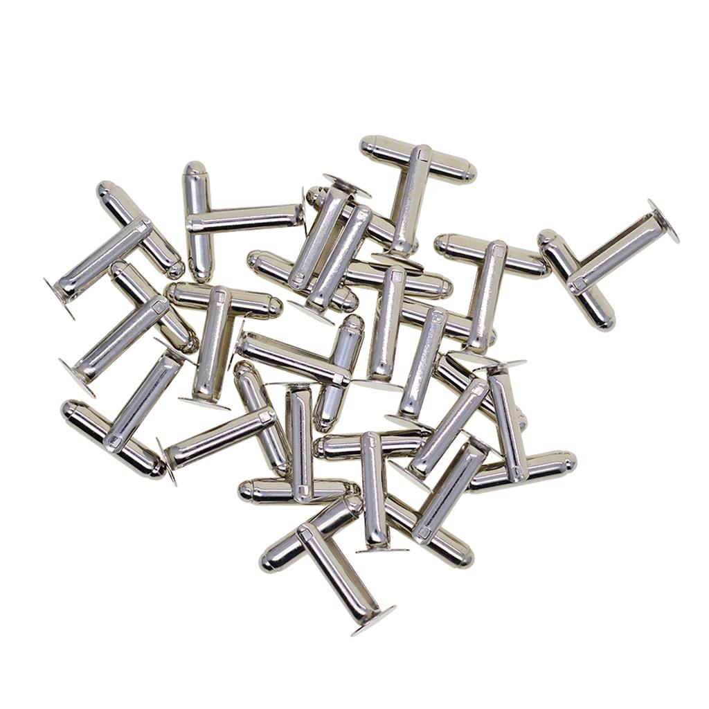 Cufflinks Silver Set - 20 قطعة أزرار أكمام لوحة فضية