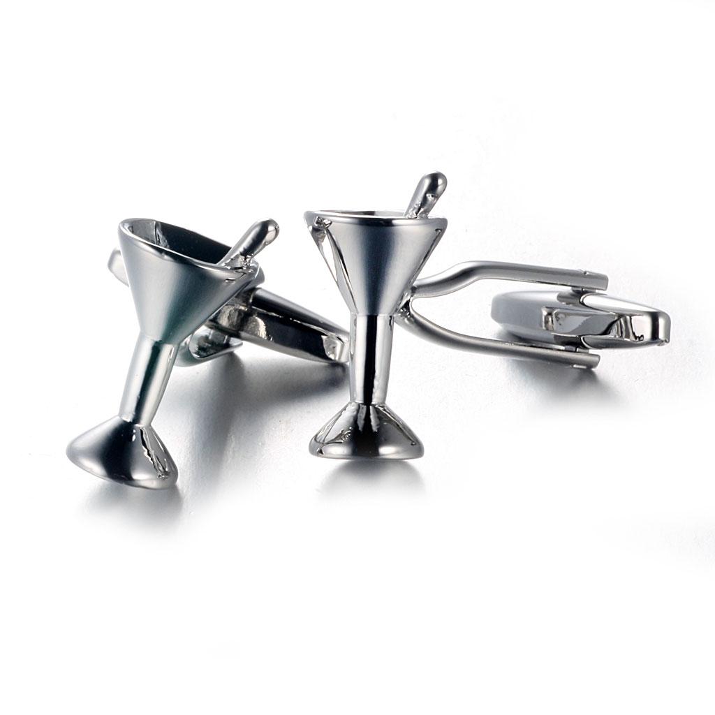 أزرار أكمام للرجال من النحاس و - مراجعة Cufflinks Silver Set وسعره