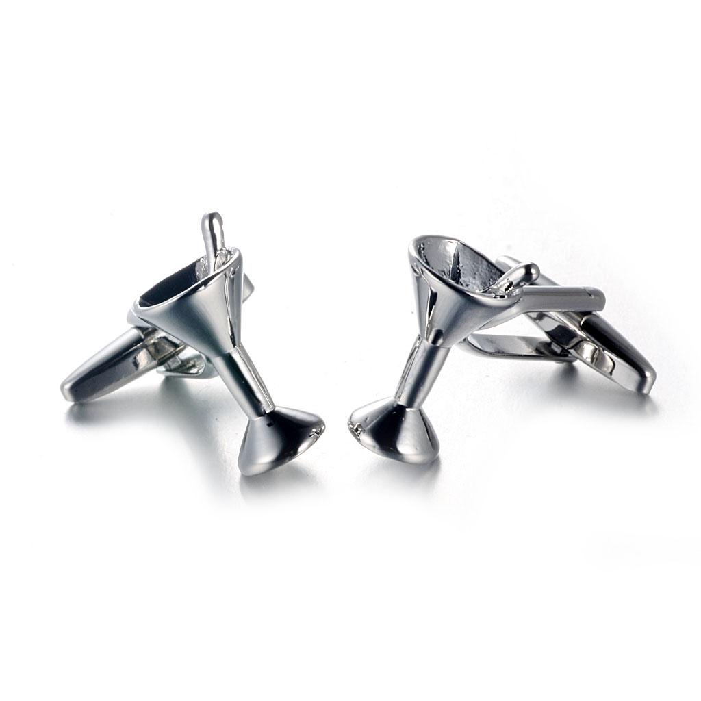 أزرار أكمام للرجال من النحاس و - مراجعة Cufflinks Silver Set وسعره
