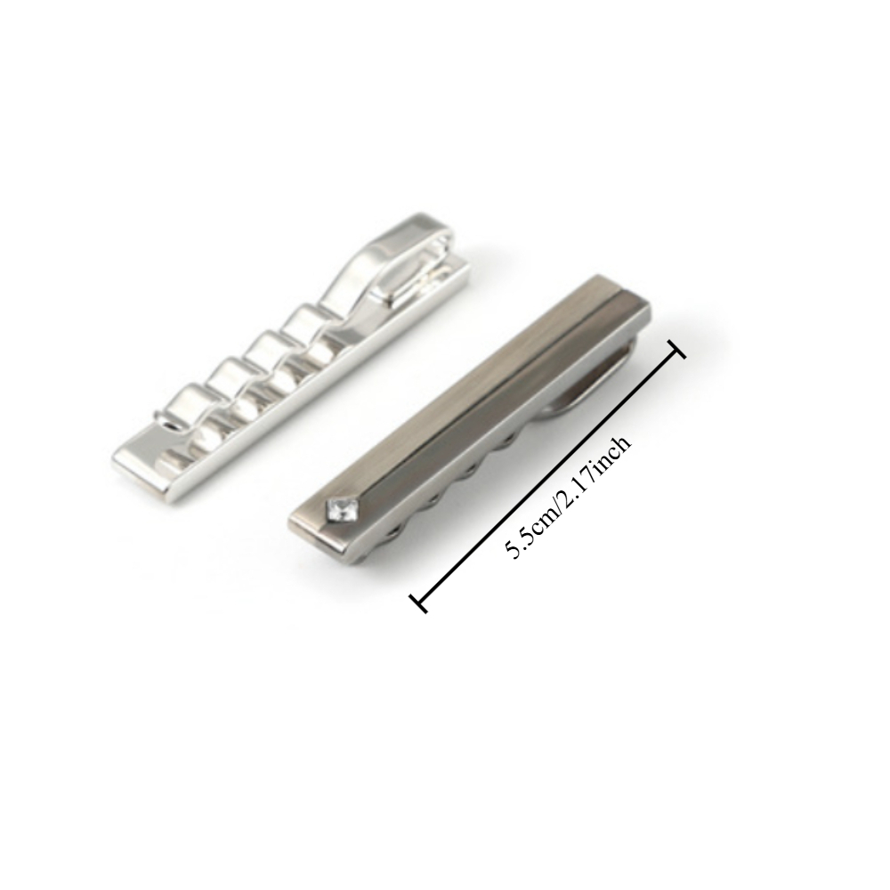 طقم أزرار أكمام ومشبك ربطة عنق - مراجعة Cufflinks Silver Set وسعره