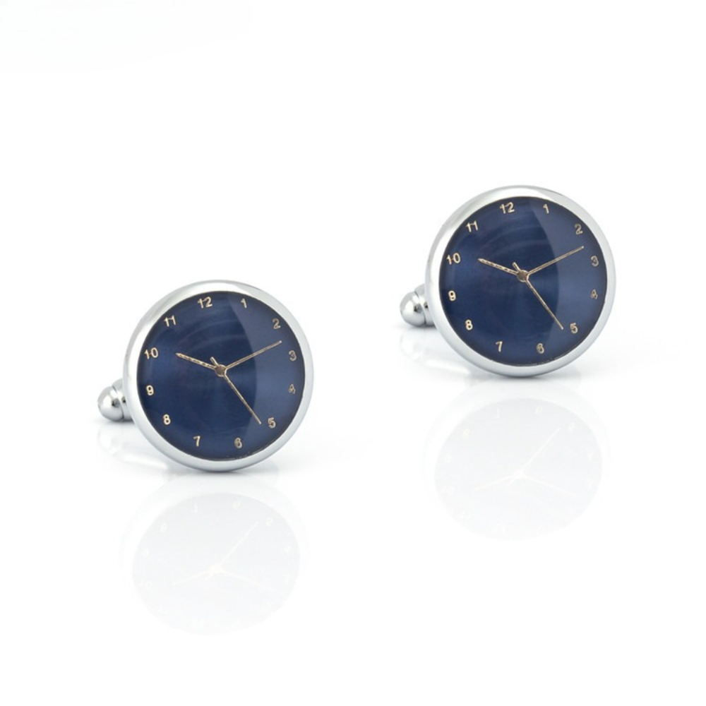 طقم أزرار أكمام ومشابك ياقة ذه - مراجعة Cufflinks Silver Set وسعره