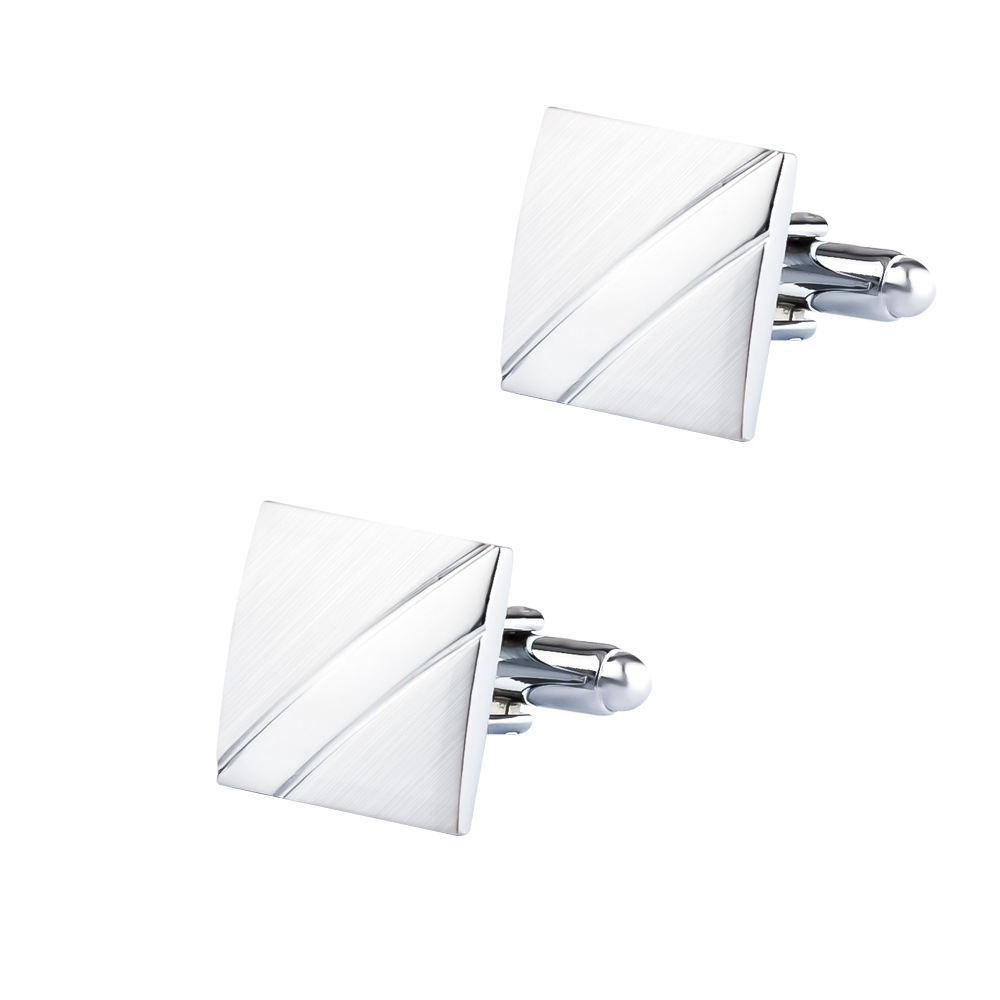 طقم جديد للرجال من مشبك ربطة ا - مراجعة Cufflinks Silver Set وسعره
