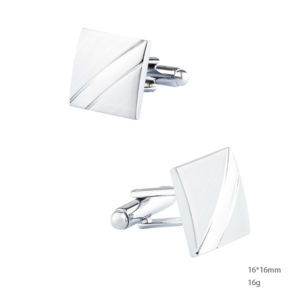 طقم جديد للرجال من مشبك ربطة ا - مراجعة Cufflinks Silver Set وسعره