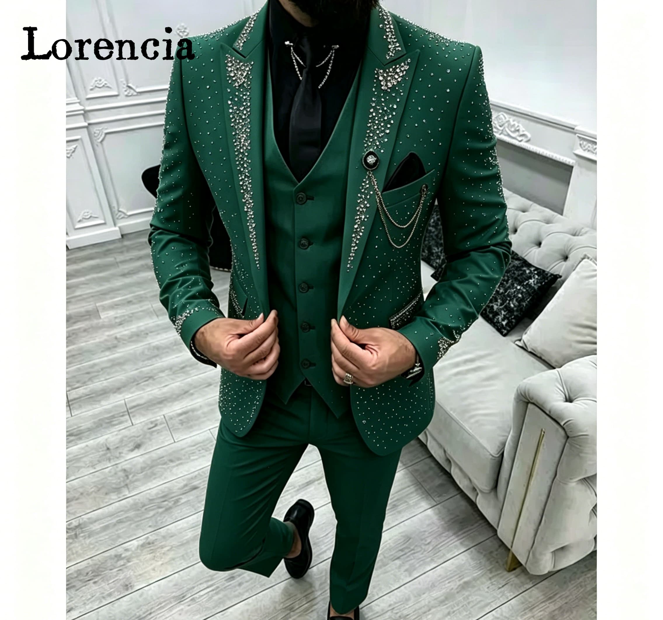 طقم بدلة رسمية فاخرة للرجال من - مراجعة Men'S Formal Evening Wear وسعره