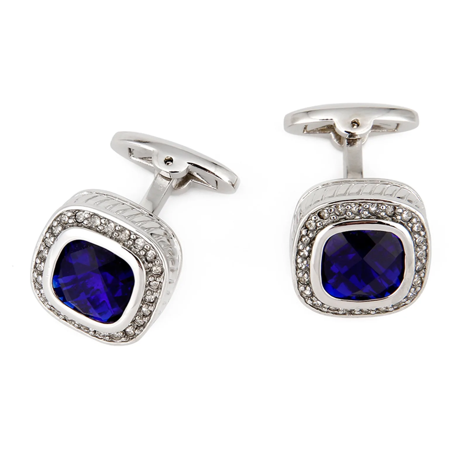 أزرار أكمام للرجال الفاخرة عال - مراجعة Cufflinks Silver Set وسعره