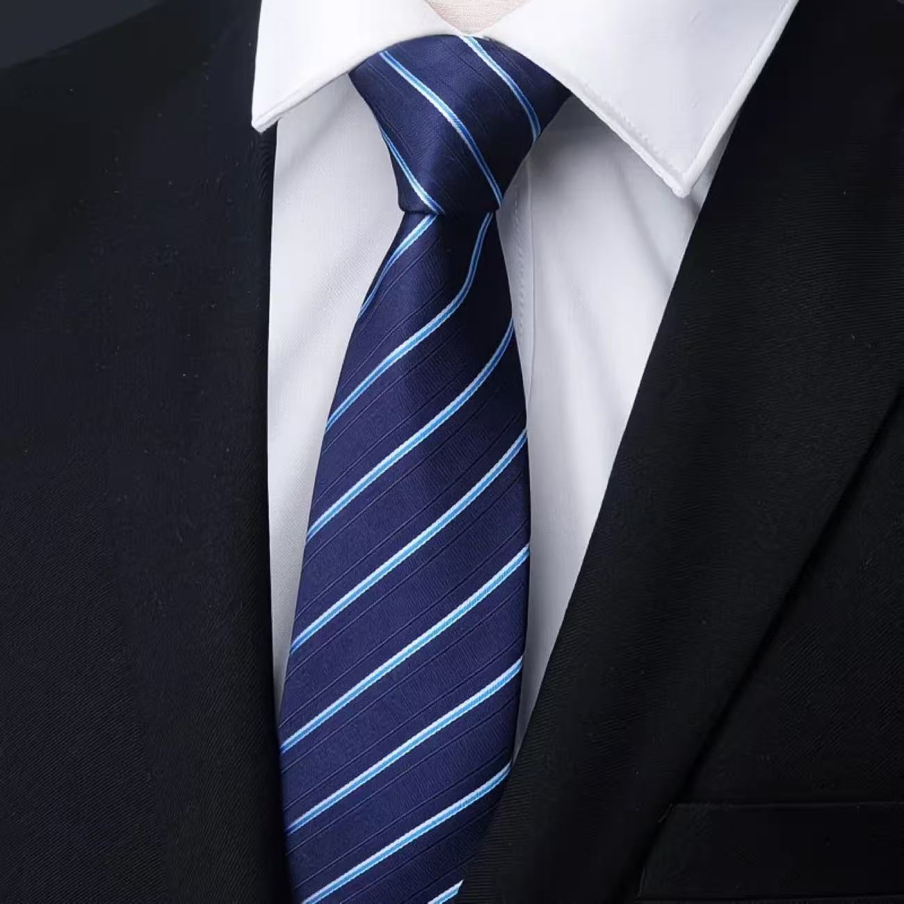 6 قطع ربطات عنق رجالية بعرض 8  - مراجعة Men Formal Wear With Tie وسعره