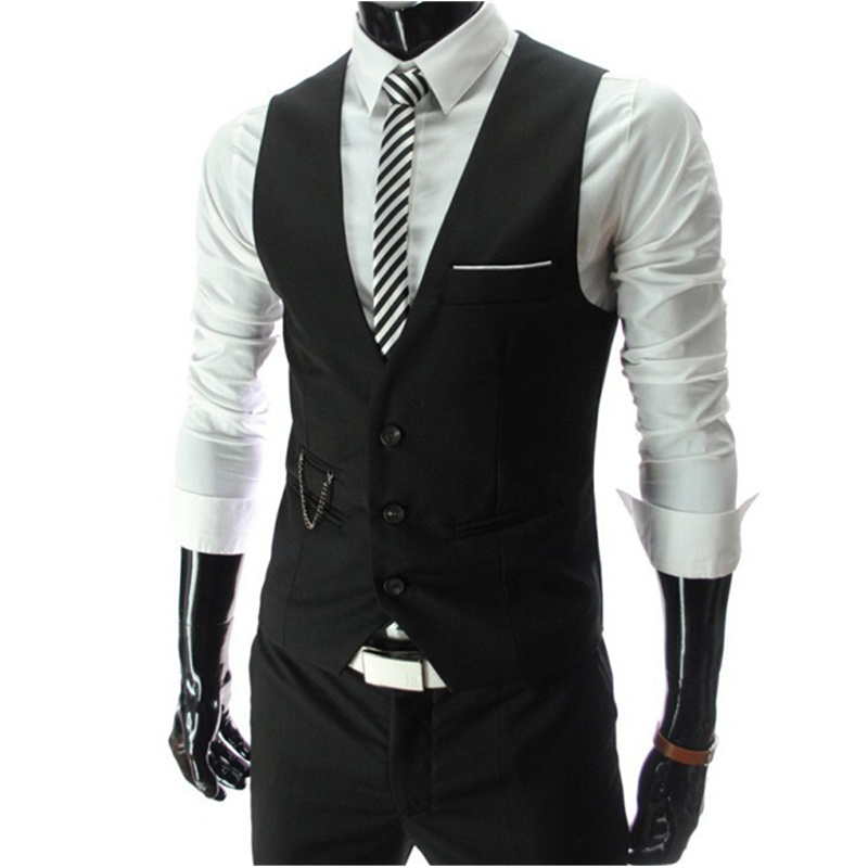 سترة رسمية رمادية جديدة لعام 2 - مراجعة Men Formal Wear Vest وسعره