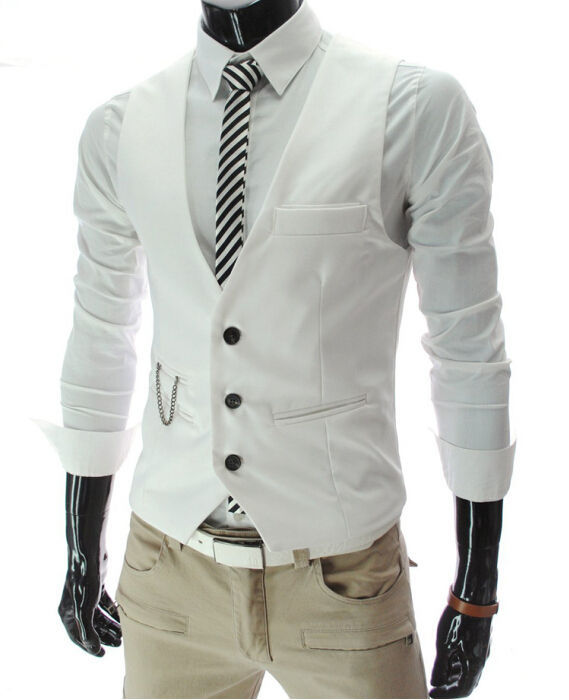 سترة رسمية رمادية جديدة لعام 2 - مراجعة Men Formal Wear Vest وسعره