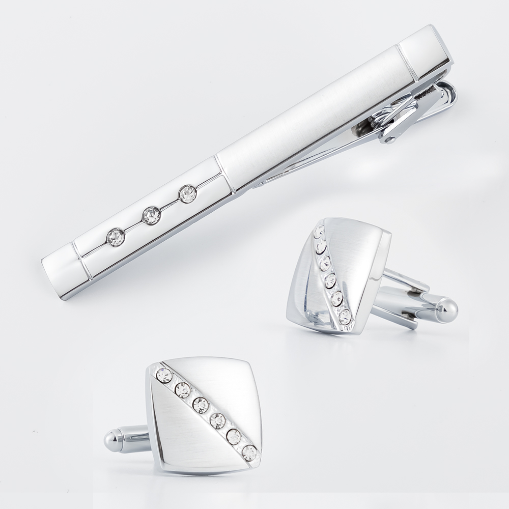 أزياء رجالي الماس الفضة زر الك - مراجعة Cufflinks Silver Set وسعره