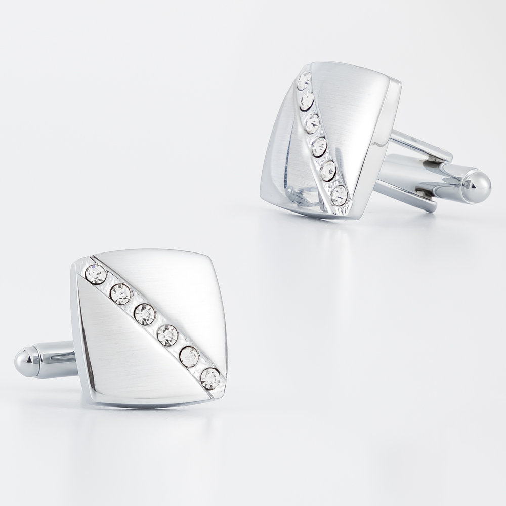 أزياء رجالي الماس الفضة زر الك - مراجعة Cufflinks Silver Set وسعره