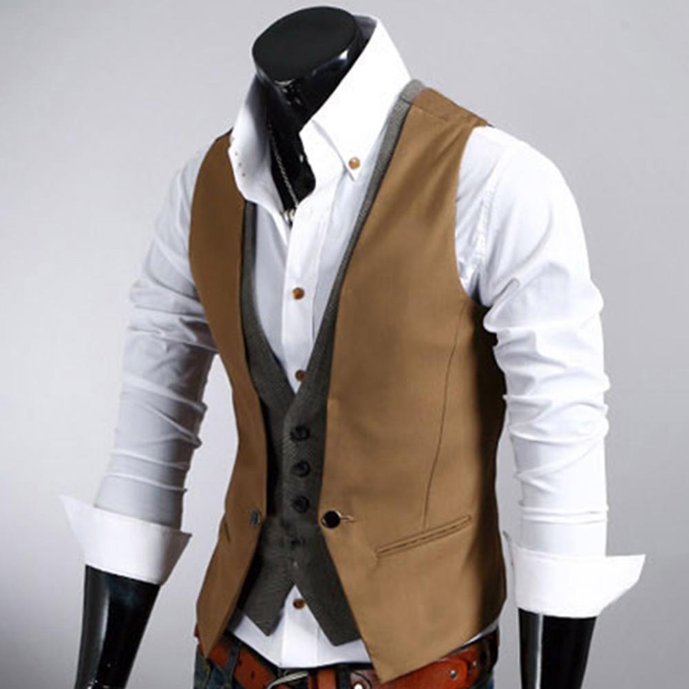 صدرية رسمية للرجال سترة للأعما - مراجعة Men Formal Wear Vest وسعره