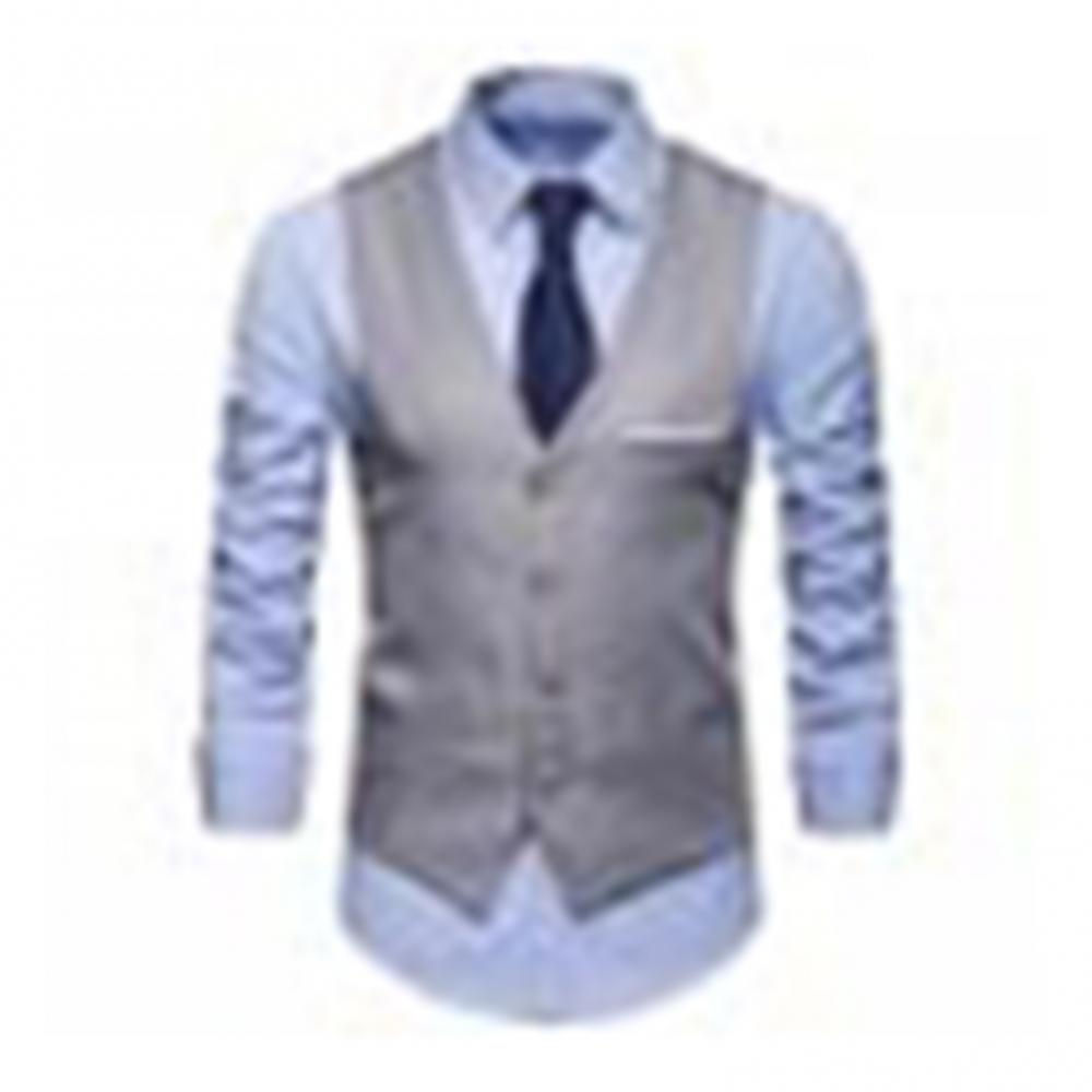 سترات رجالية بقصة ضيقة ، صدرية - مراجعة Men Formal Wear Vest وسعره