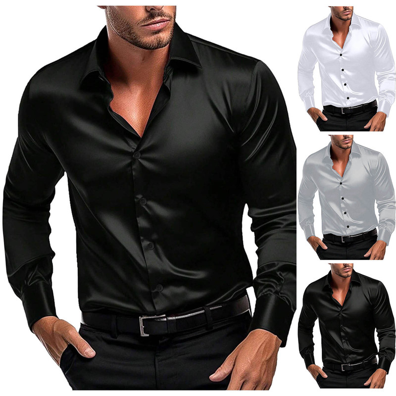 قميص رجالي رسمي بأكمام طويلة م - مراجعة Mens Formal Look وسعره