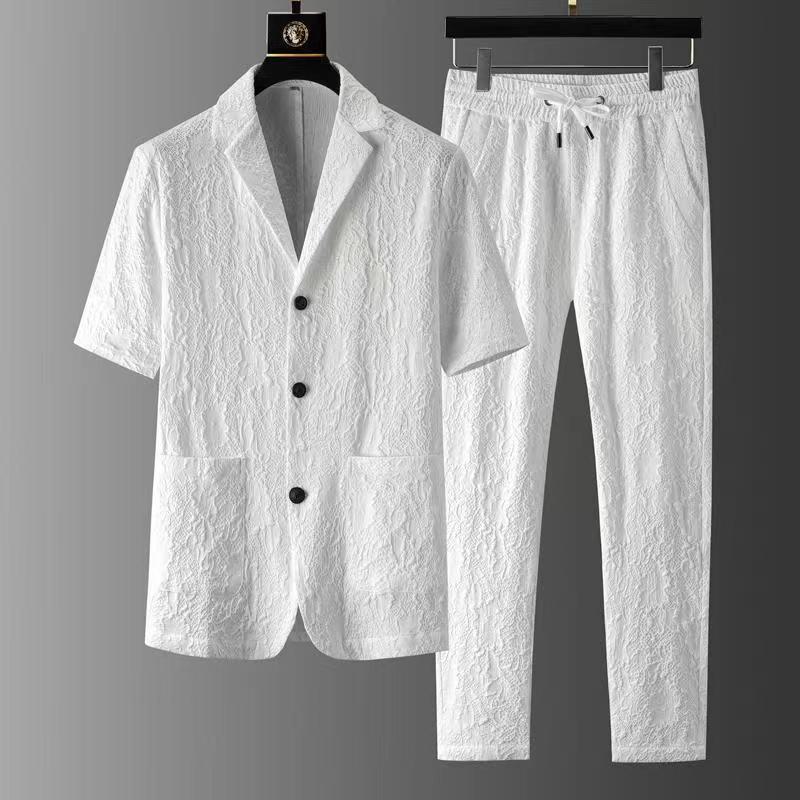 طقم بدلة رجالي صيفي جديد على ا - مراجعة Mens Formal Look وسعره